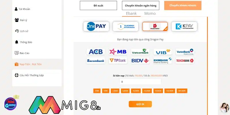 Thực hiện giao dịch cực đơn giản bằng chuyển khoản nhanh